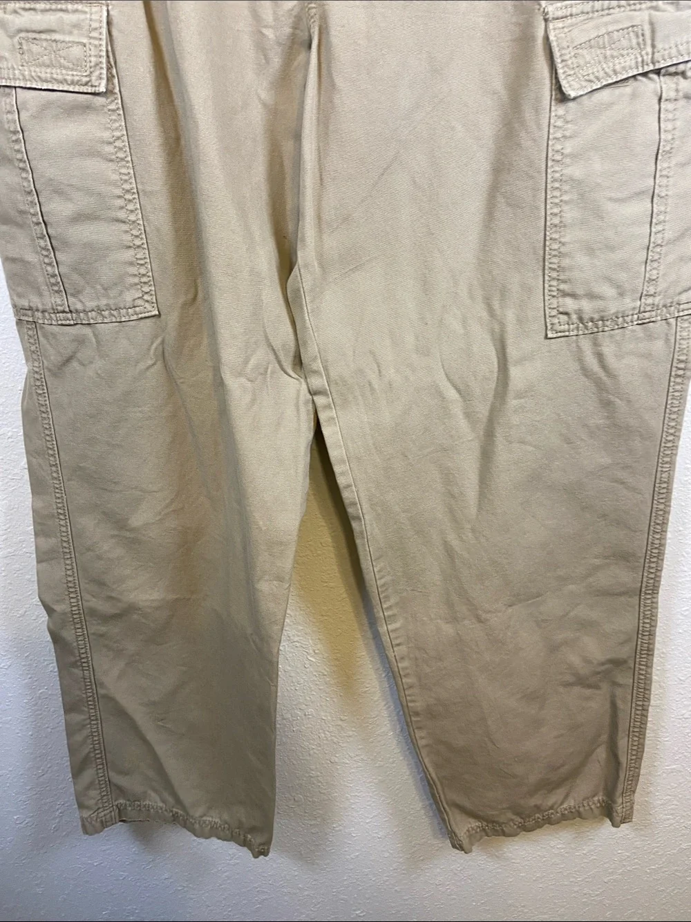 The North Face Men's Khaki Cargo Outdoor Hiking Camping Pants Size 34